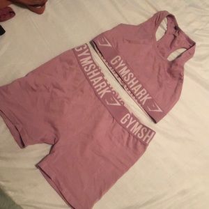 Gymshark shorts and bra set